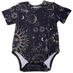 Mystic Patterns Baby Short Sleeve Onesie Bodysuit by CoshaArt