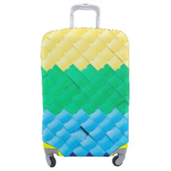 Mandalas-1084082 Textured-rainbow Luggage Cover (medium) by jellybeansanddinosaurs