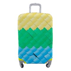 Mandalas-1084082 Textured-rainbow Luggage Cover (small) by jellybeansanddinosaurs