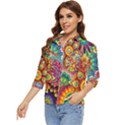 Mandalas-1084082 Women s Quarter Sleeve Pocket Shirt View3