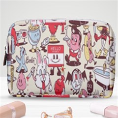 Retro Food Make Up Pouch (medium) by Sparkle