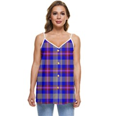 Tartan 2 Casual Spaghetti Strap Chiffon Top by tartantotartanspink