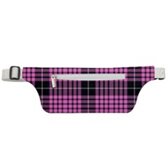 Pink Tartan 3 Active Waist Bag by tartantotartanspink2