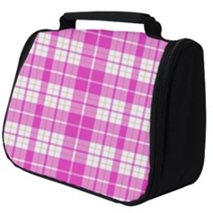 Pink Tartan Full Print Travel Pouch (big) by tartantotartanspink2