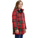 Boyd Modern Tartan 2 Kid s Hooded Longline Puffer Jacket View2