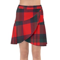 Macduff Modern Tartan 2 Wrap Front Skirt by tartantotartansallreddesigns