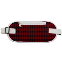 Tartan Red Rounded Waist Pouch by tartantotartansreddesign2