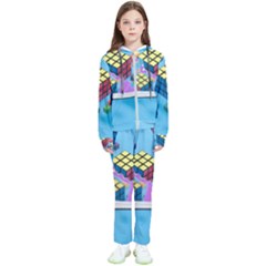 Floating-cubes-on-blue Backgrounderaser 20220422 203144521 Backgrounderaser 20220422 203216276 Kids  Tracksuit by marthatravis1968