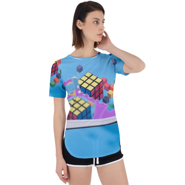 Floating-cubes-on-blue Backgrounderaser 20220422 203144521 Backgrounderaser 20220422 203216276 Perpetual Short Sleeve T-Shirt