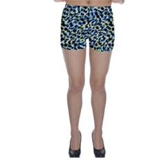 Digital Animal  Print Skinny Shorts by Sparkle