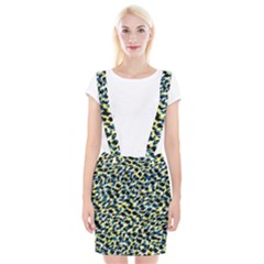 Digital Animal  Print Braces Suspender Skirt by Sparkle