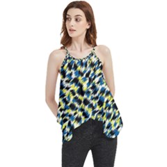 Digital Animal  Print Flowy Camisole Tank Top by Sparkle