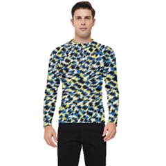 Digital Animal  Print Men s Long Sleeve Rash Guard by Sparkle