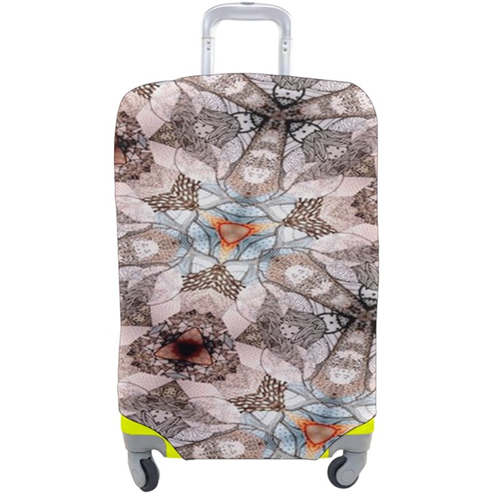 Digital Illusion Luggage Cover (Large)