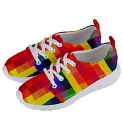 Pride Plaid Women s Lightweight Sports Shoes by WetdryvacsLair