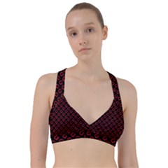 Red Lips Kiss Glitter Sweetheart Sports Bra by idjy