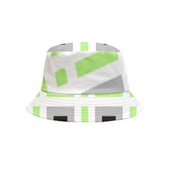 Agender Flag Plaid Bucket Hat (kids) by WetdryvacsLair