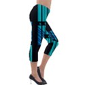 Folding For Science Lightweight Velour Capri Leggings  View4