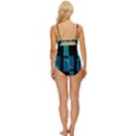 Folding For Science Knot Front One-Piece Swimsuit View4