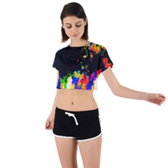 Tie Back Short Sleeve Crop Tee by TheJeffers