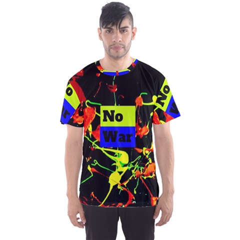 No War Men s Sport Mesh Tee by TheJeffers