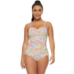 [made To Order] Flower Power One Piece Swimsuit by Glucosegirl