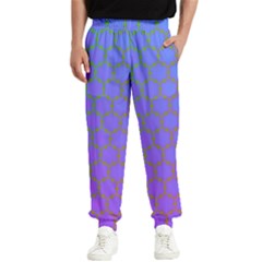 Hex Circle Points Vaporwave One Men s Elastic Waist Pants by WetdryvacsLair