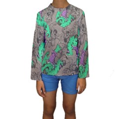 Incredible Hulk Kids  Long Sleeve Swimwear by incrediblehulk