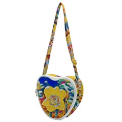 Full Bloom Heart Shoulder Bag by thedaffodilstore