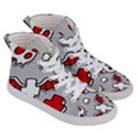 Cute Skulls Men s Hi-Top Skate Sneakers View3