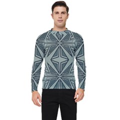 Abstract Pattern Geometric Backgrounds Men s Long Sleeve Rash Guard by Eskimos