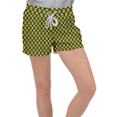 Glow Pattern Velour Lounge Shorts by Sparkle