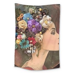 Garden Princess Large Tapestry by CKArtCreations