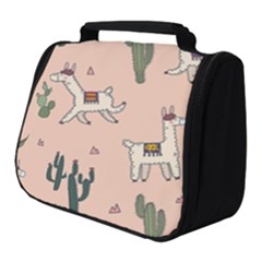 Llamas+pattern Full Print Travel Pouch (small) by Jancukart