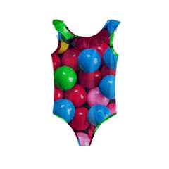 Bubble Gum Kids  Frill Swimsuit by artworkshop