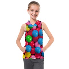 Bubble Gum Kids  Sleeveless Hoodie by artworkshop