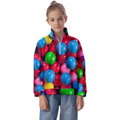 Bubble Gum Kids  Half Zip Hoodie by artworkshop