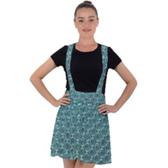 Bubble Wrap Velvet Suspender Skater Skirt by artworkshop