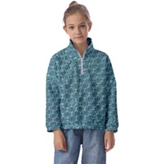 Bubble Wrap Kids  Half Zip Hoodie by artworkshop