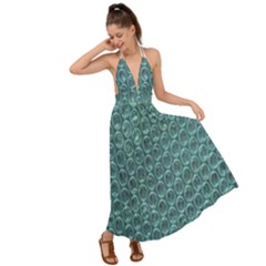 Bubble Wrap Backless Maxi Beach Dress by artworkshop