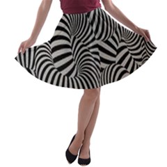 Pattern A-line Skater Skirt by artworkshop