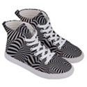 Pattern Men s Hi-Top Skate Sneakers View3