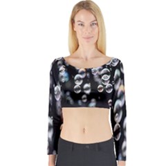 Bubble Long Sleeve Crop Top by artworkshop