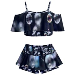 Bubble Kids  Off Shoulder Skirt Bikini by artworkshop