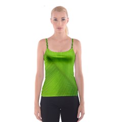 Banana Leaf Spaghetti Strap Top by artworkshop