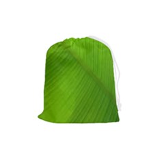 Banana Leaf Drawstring Pouch (medium) by artworkshop