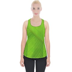 Banana Leaf Piece Up Tank Top by artworkshop