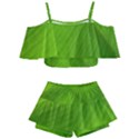 Banana Leaf Kids  Off Shoulder Skirt Bikini View1