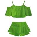 Banana Leaf Kids  Off Shoulder Skirt Bikini View2