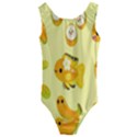 Banana Cichlid Kids  Cut-Out Back One Piece Swimsuit View1